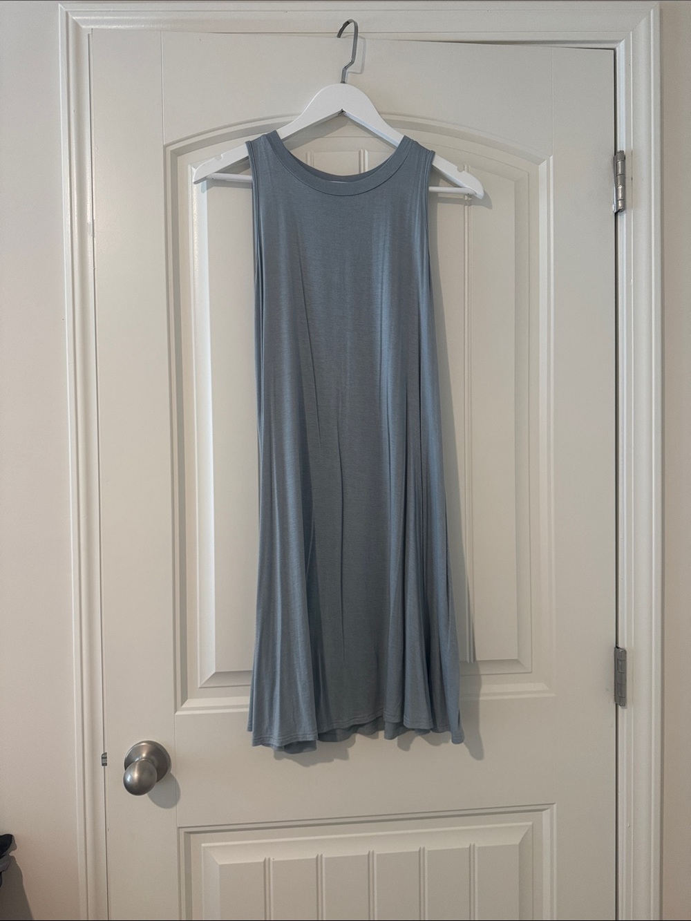 maitai Sleeveless Flowy Dress in Light Blue